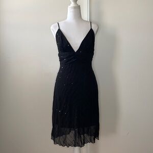 Khaki Krew USA Sequins Black Dress